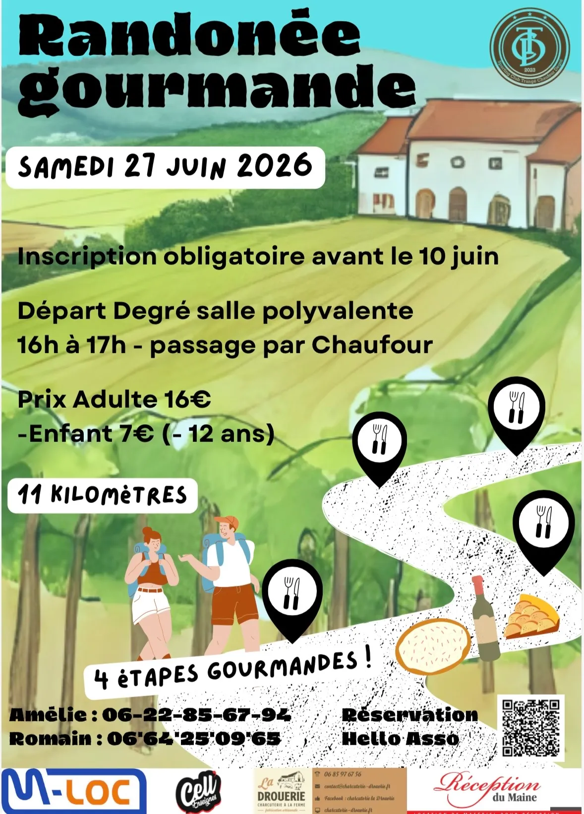 Randonnée gourmande de Degré