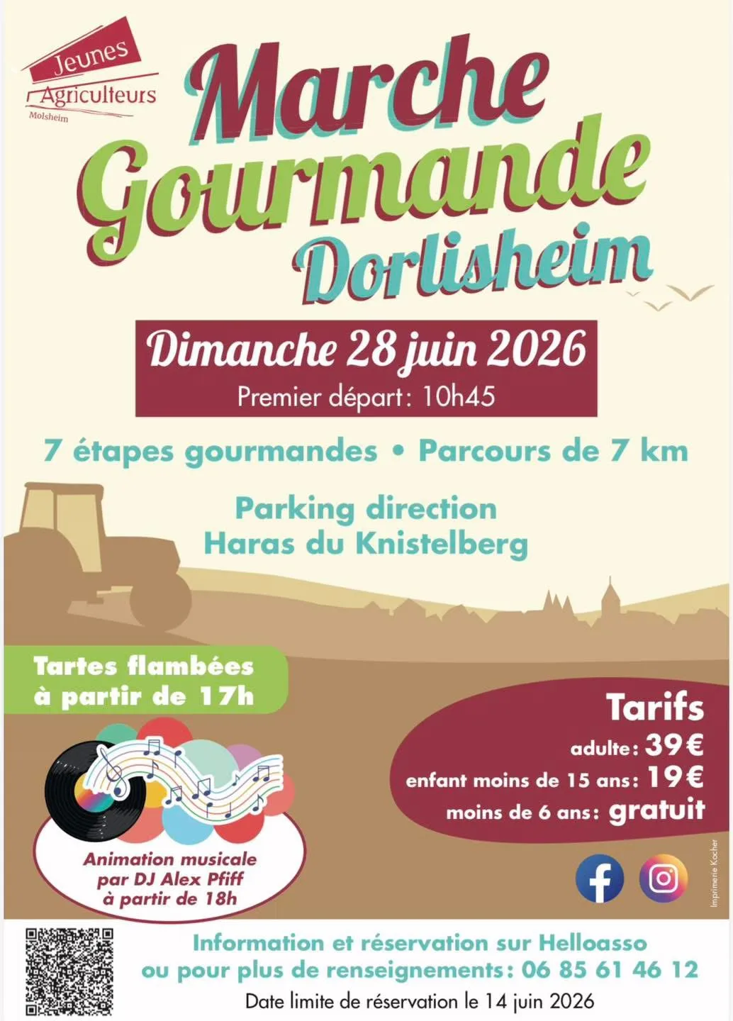 Marche gourmande des Jeunes Agriculteurs de Molsheim-Rosheim