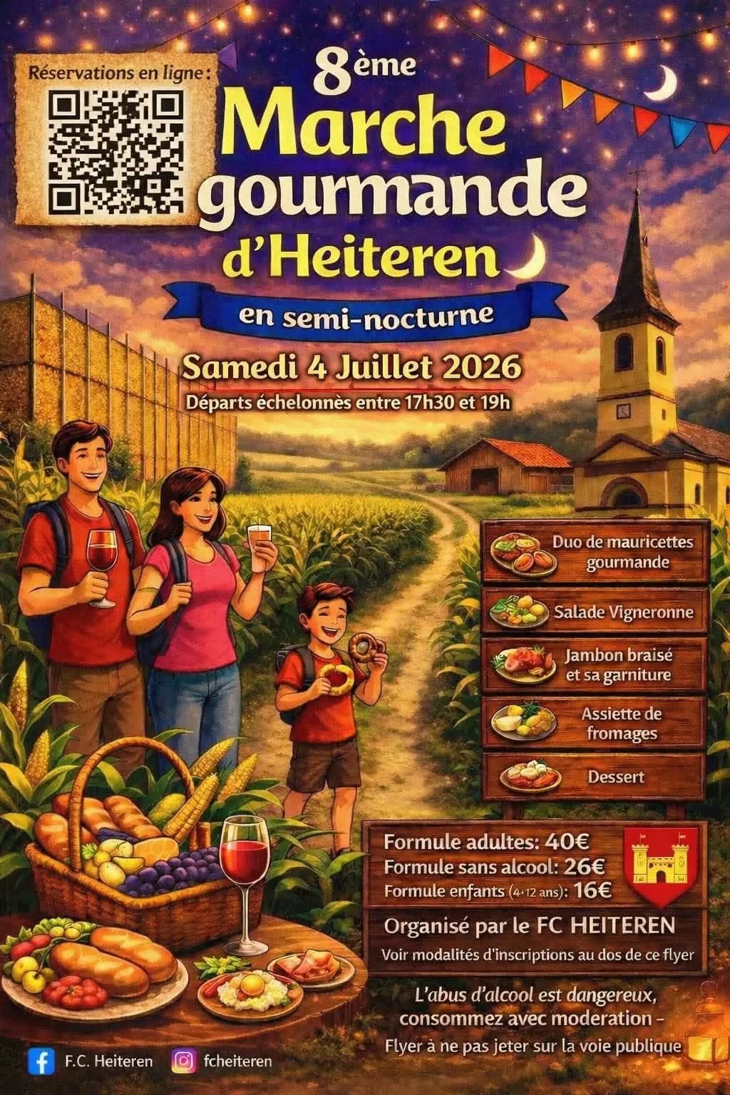 Marche gourmande semi-nocturne d'Heiteren