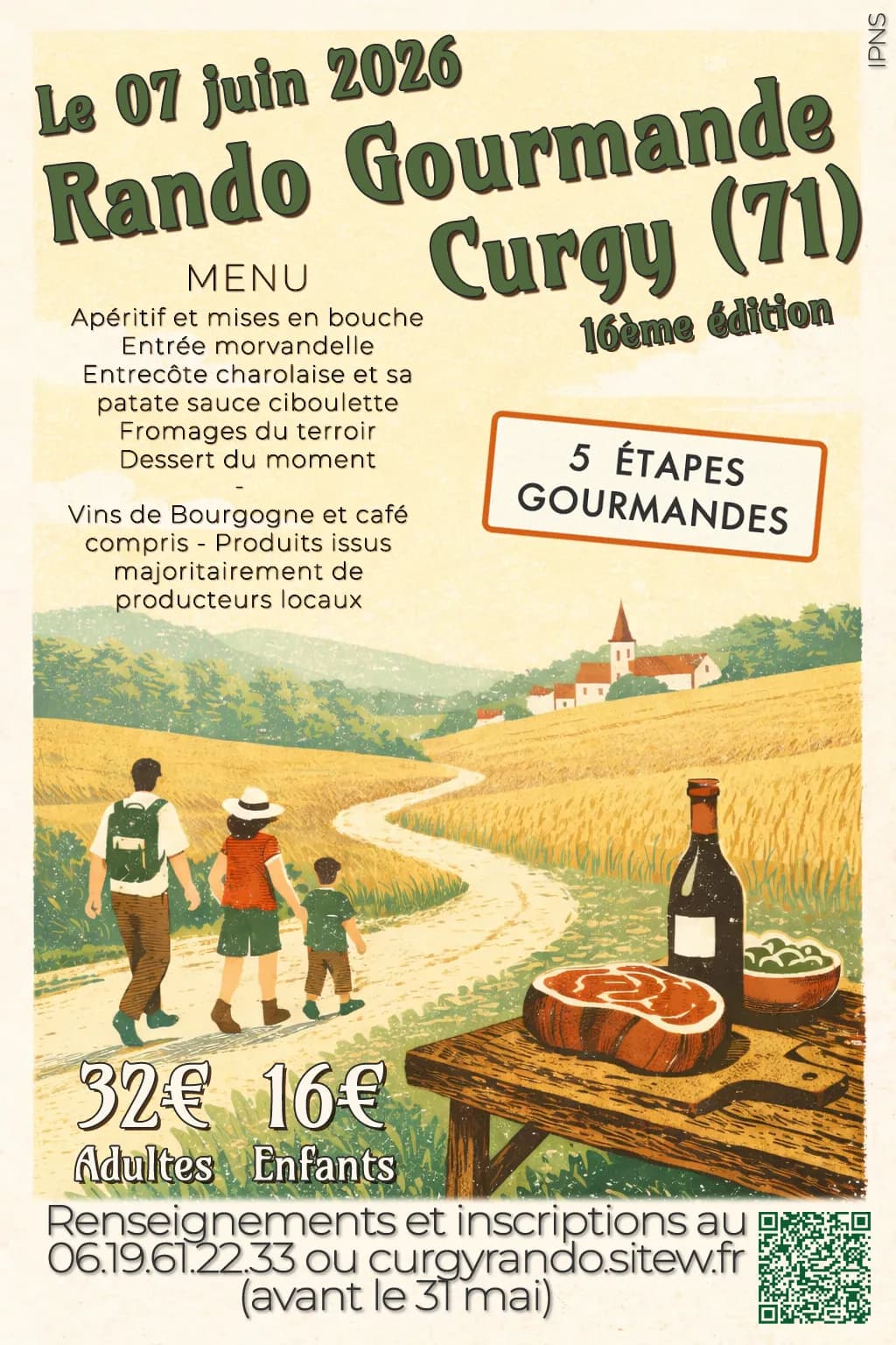 Rando gourmande de Curgy