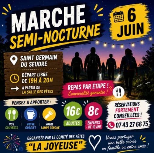 Marche semi-nocturne de Saint-Germain-du-Seudre