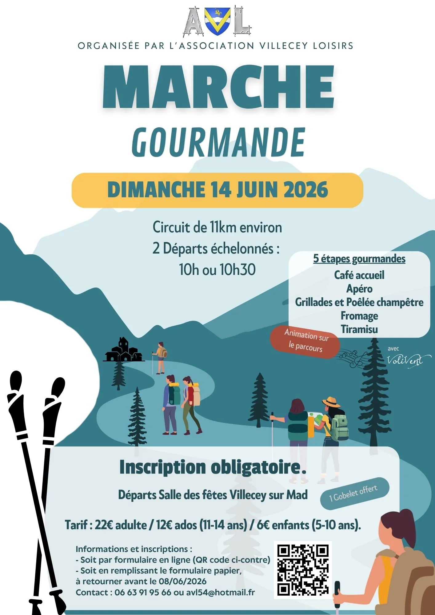 Marche gourmande de Villecey-sur-Mad